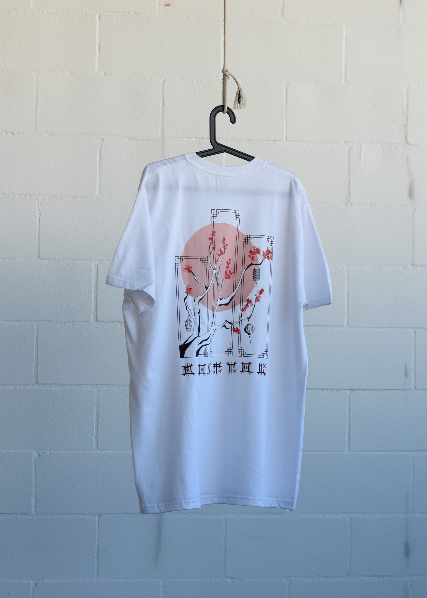 Asian White Tee